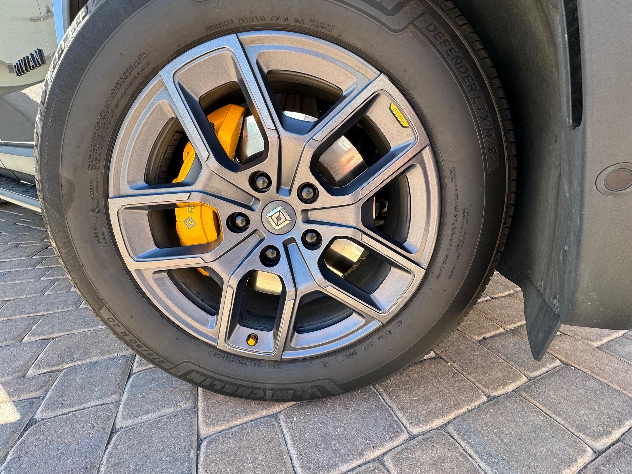 Rivian R1T R1S Looking to swap 22 for 20 wheels. IMG_7849