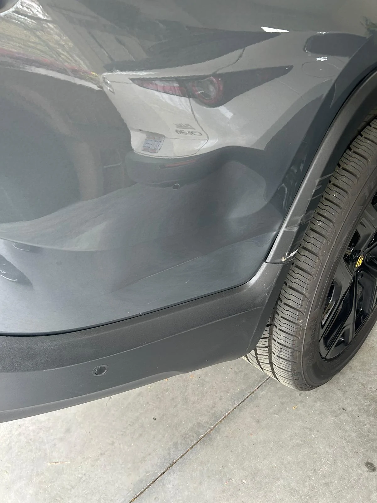 Rivian R1T R1S Dent - Need repair Advice / Guidance R1t Rear Quater panel 1