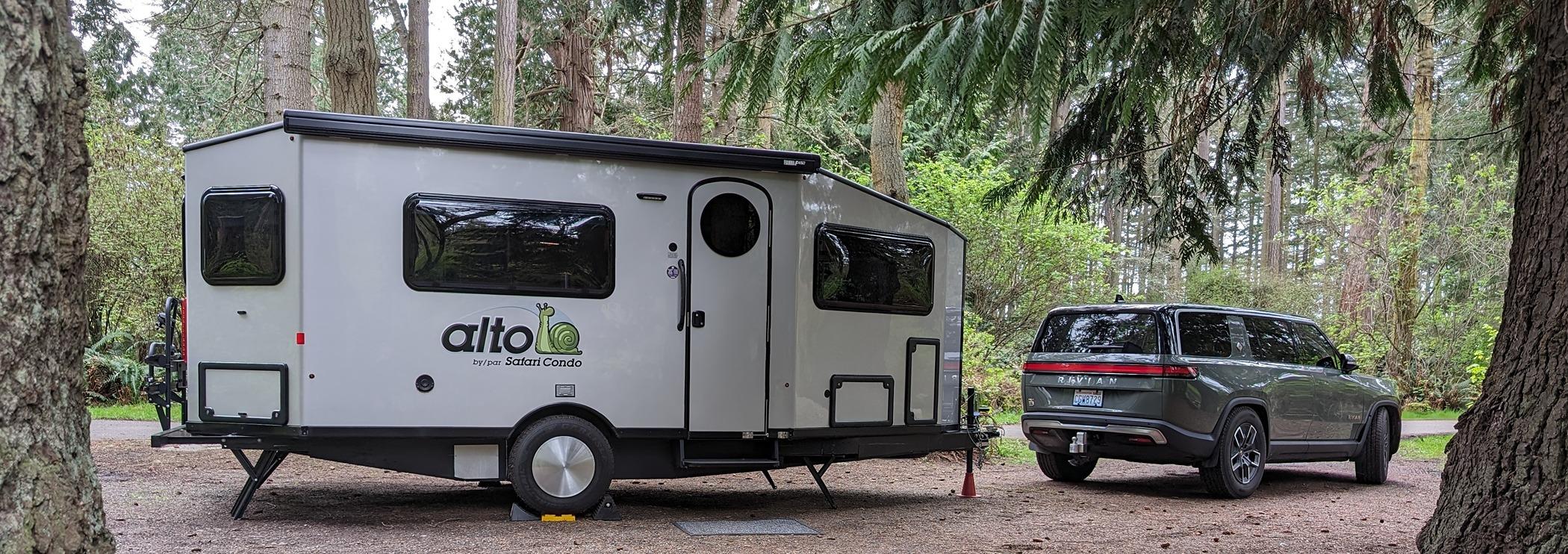 Rivian R1T R1S Got to love it! Olive and Greyce