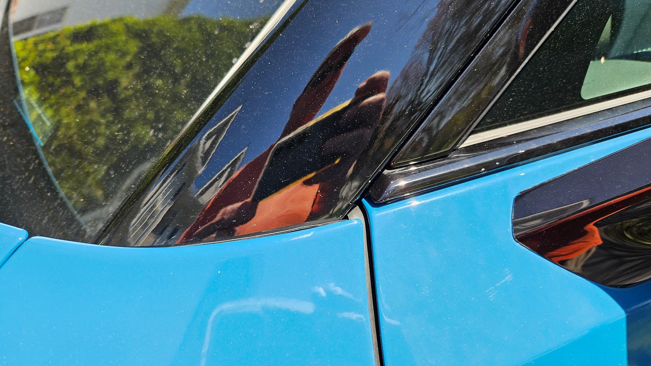 Rivian R1T R1S Resolved (my) excessive wind noise 2023 R1T (cause: corner window plastic trim) 1000014821