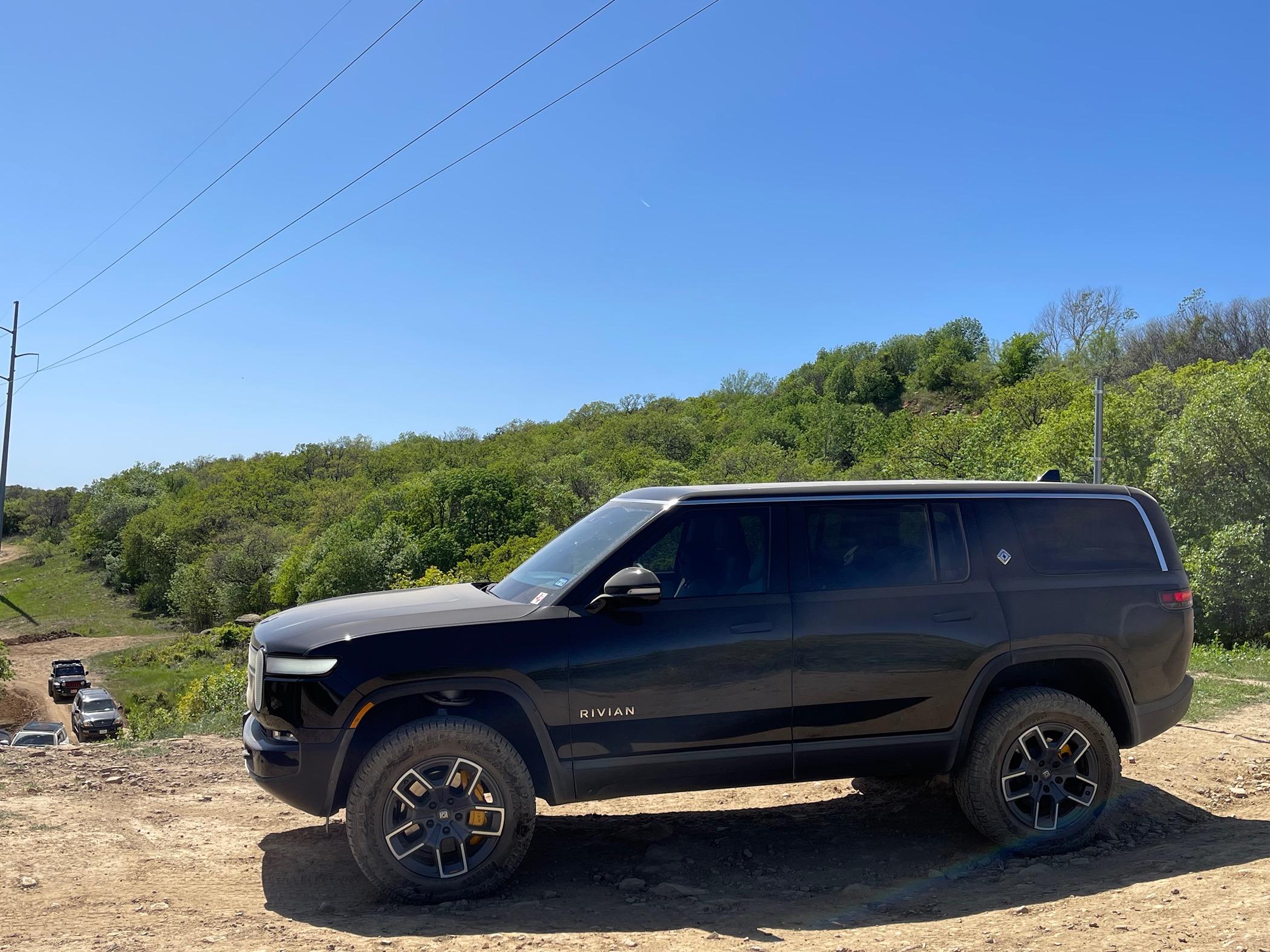 Rivian R1T R1S Small Dent Near Logo at Delivery - How to Handle Possible Big Repair? IMG_9652