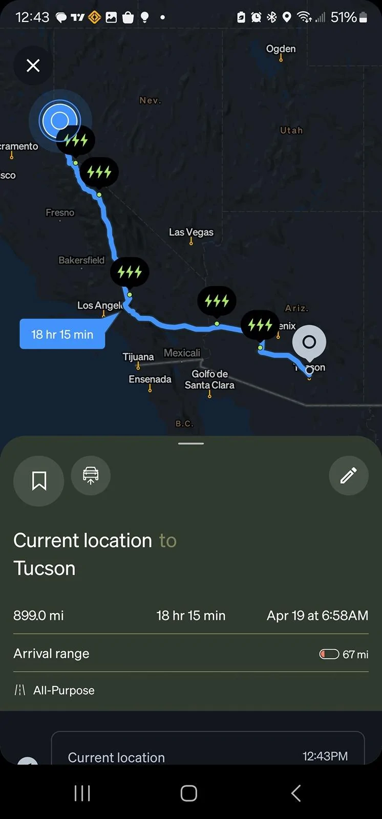 Rivian R1T R1S Reno to Tucson... Can't get there from here. 1000002856