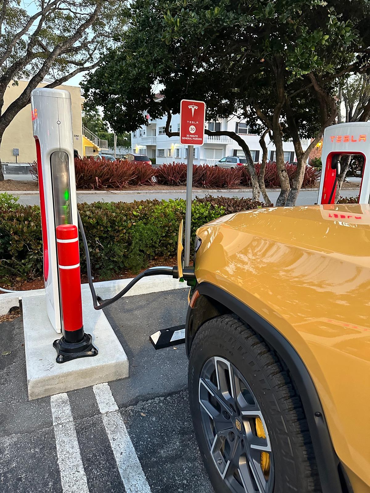 Rivian R1T R1S First charge using the A2Z adapter IMG_9845