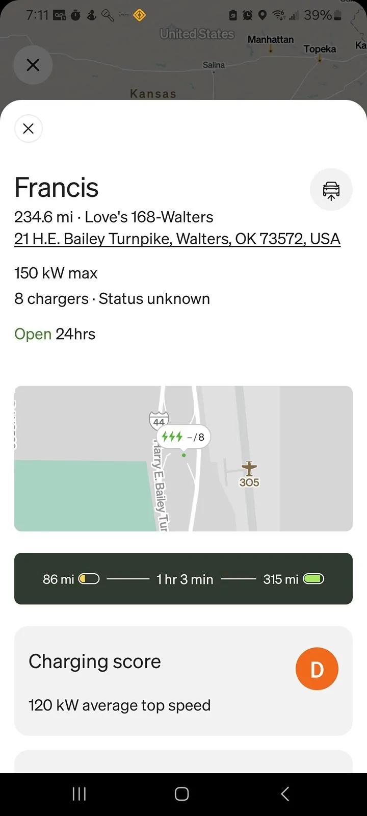 Rivian R1T R1S Charging Station Rating in new Rivian software update -- Wassym interview Screenshot_20240420_071119_Rivian