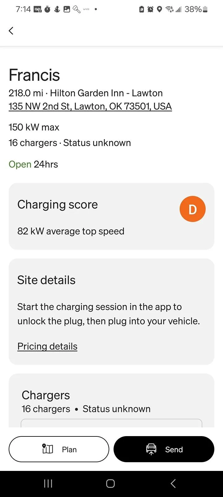 Rivian R1T R1S Charging Station Rating in new Rivian software update -- Wassym interview Screenshot_20240420_071426_Rivian