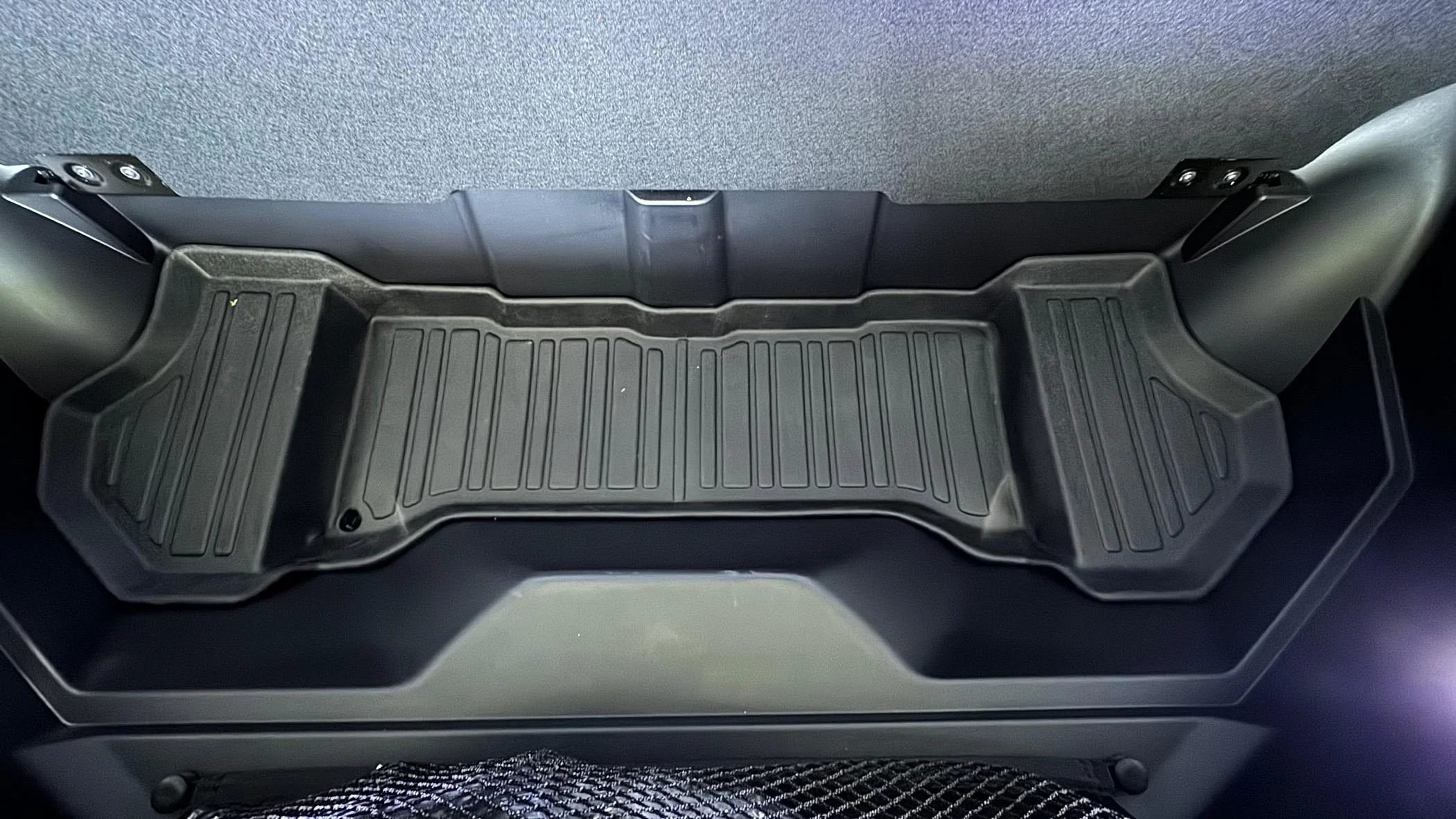 Rivian R1T R1S BestEVMod Frunk Liners installed IMG_2398