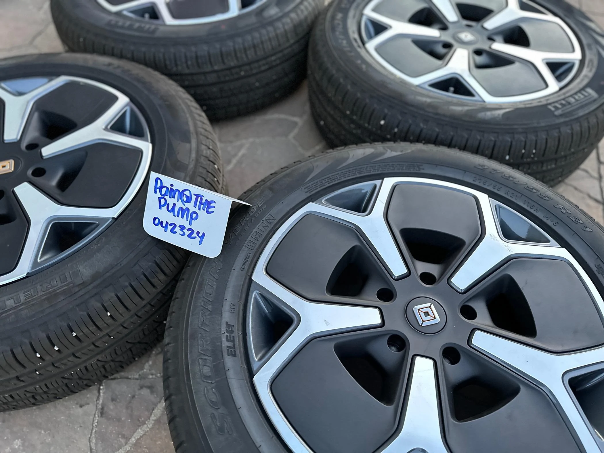 Rivian R1T R1S 21 in Road Wheel and Tire Set IMG_9840