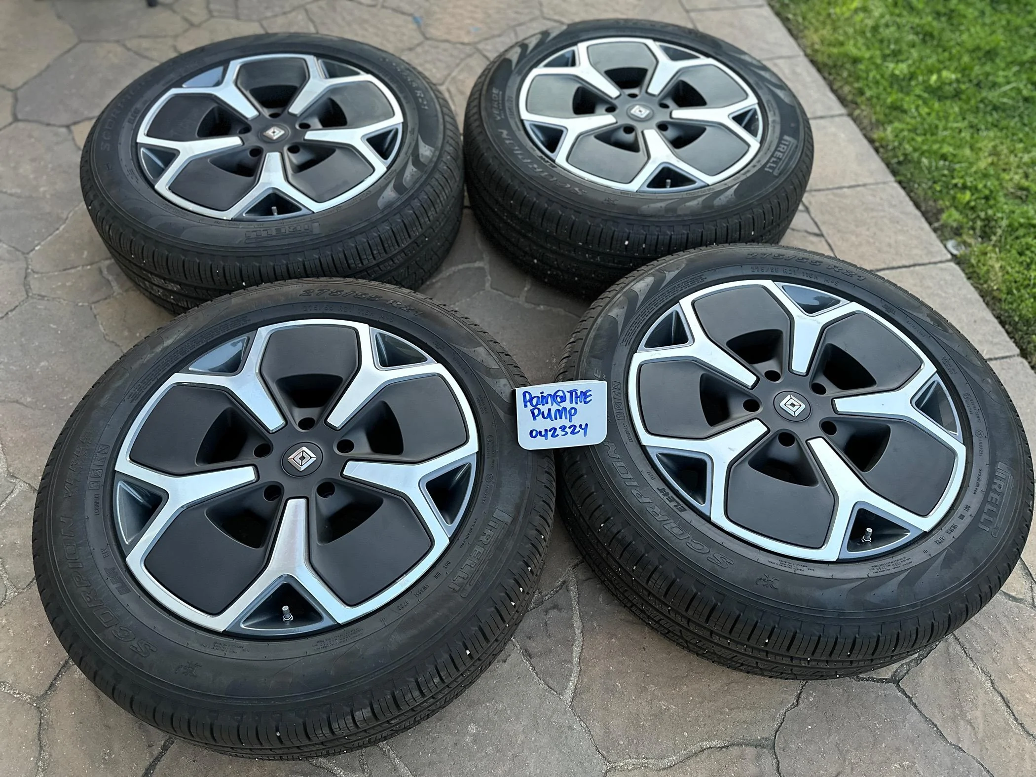 Rivian R1T R1S 21 in Road Wheel and Tire Set IMG_9838
