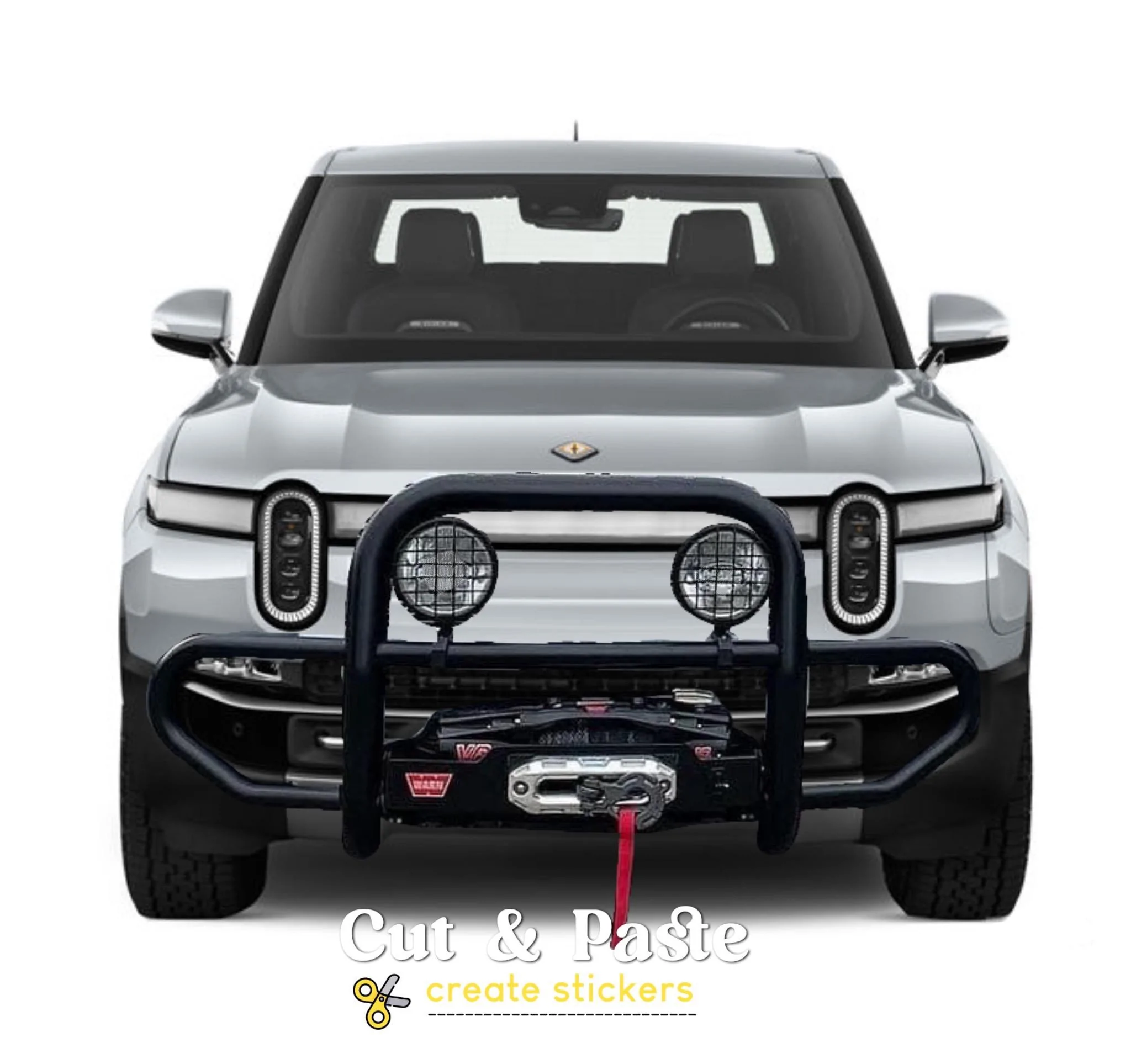 Rivian R1T R1S Rivian Brush Bar and Winch set up IMG_2569