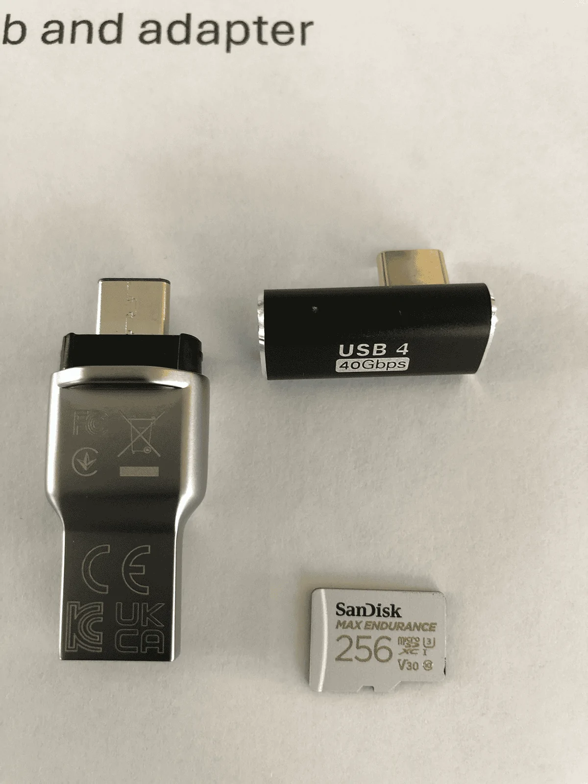 Rivian R1T R1S Gear Guard/Dashcam Set-Up (USB Datacard and Adapter Bundle) tempImageBRlNKi
