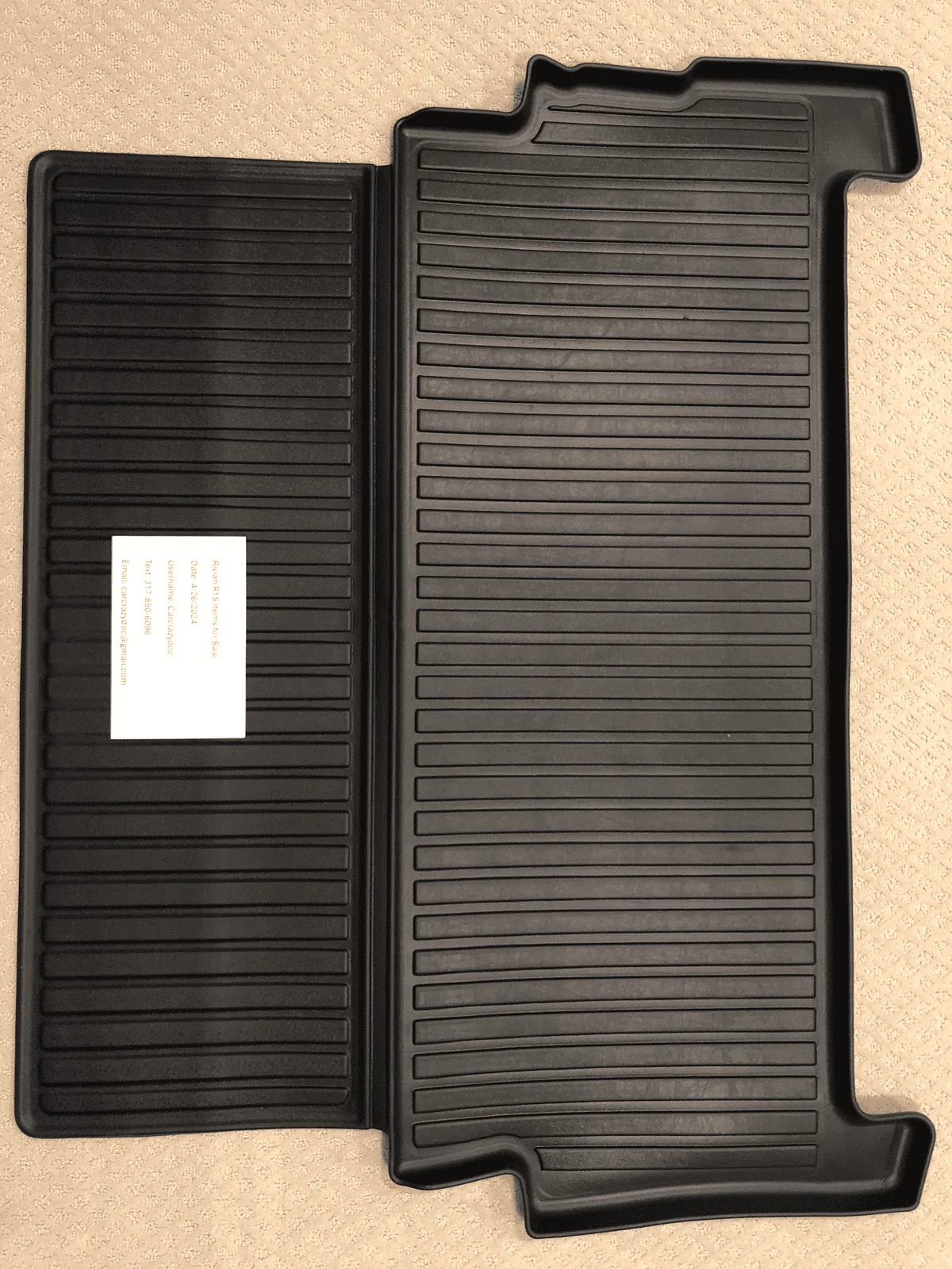 Rivian R1T R1S FS: Liner X cargo liner tempImage48NK4D
