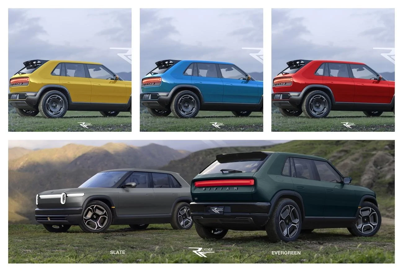 Rivian R1T R1S New Batch of SoCal First Mile Invites rivian r3 r3x colors copy