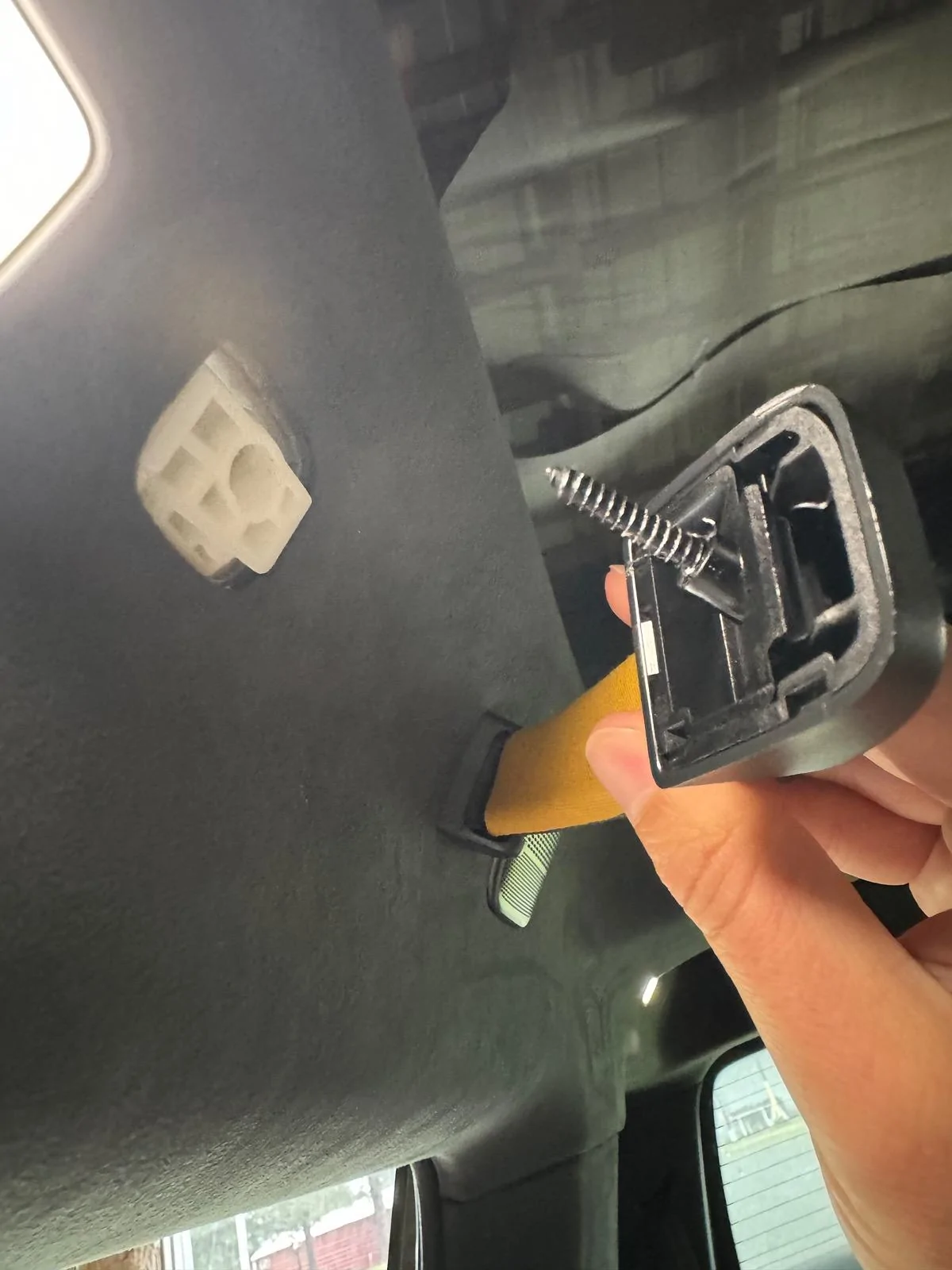 Rivian R1T R1S Grab handle broke! Poor design? IMG_4386