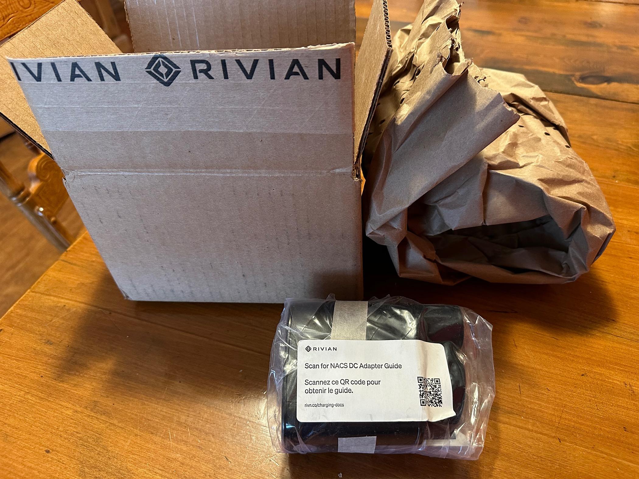 Rivian R1T R1S Rivian NACS Adapters begin arriving! IMG_9929