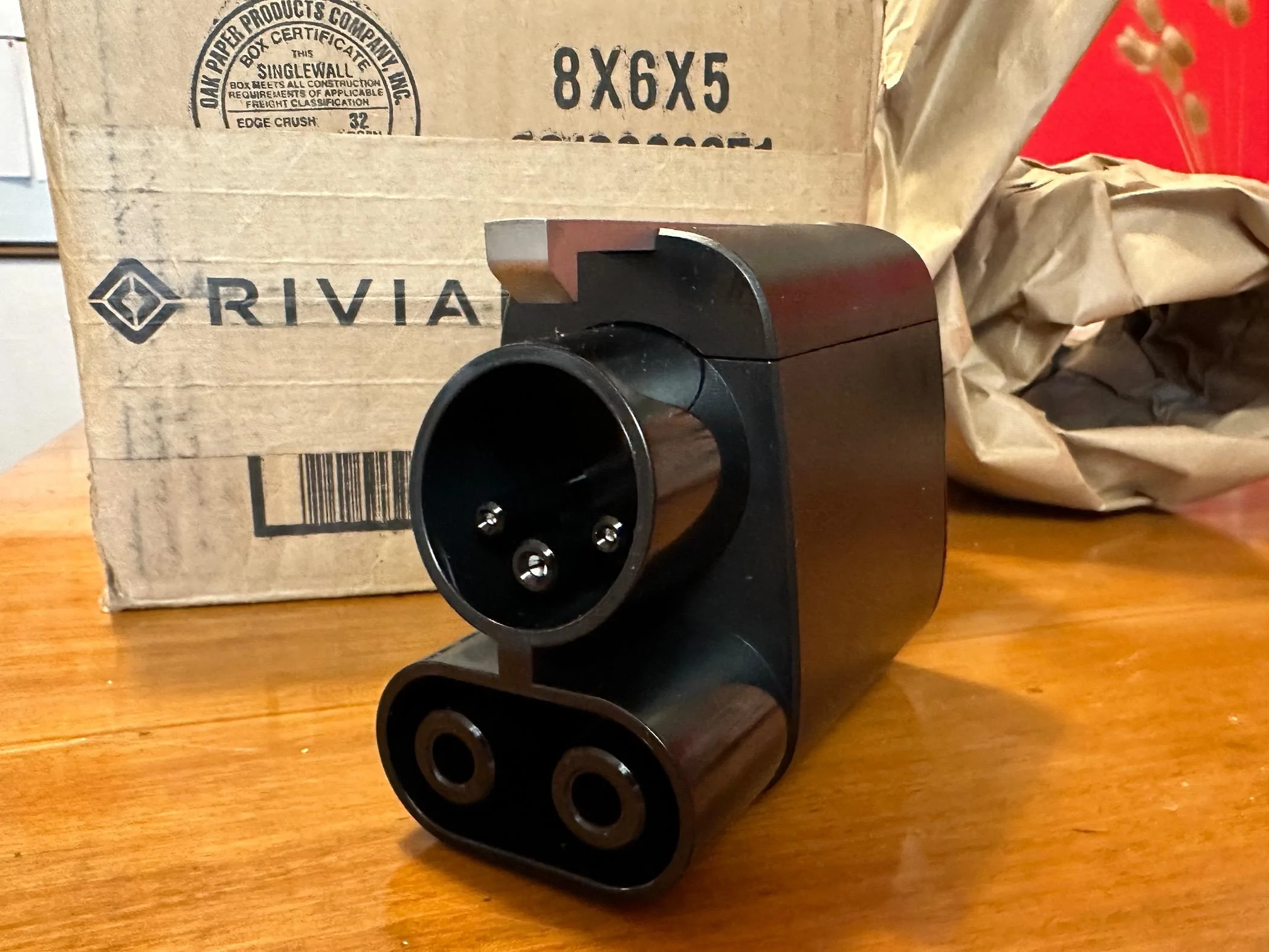 Rivian R1T R1S Rivian NACS Adapters begin arriving! IMG_9933