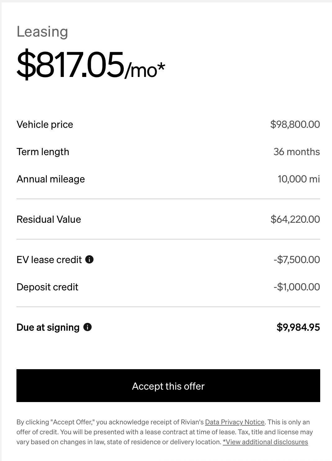 Rivian R1T R1S R1S lease - Numbers not adding up Screenshot 2024-05-02 at 3.29.40 PM