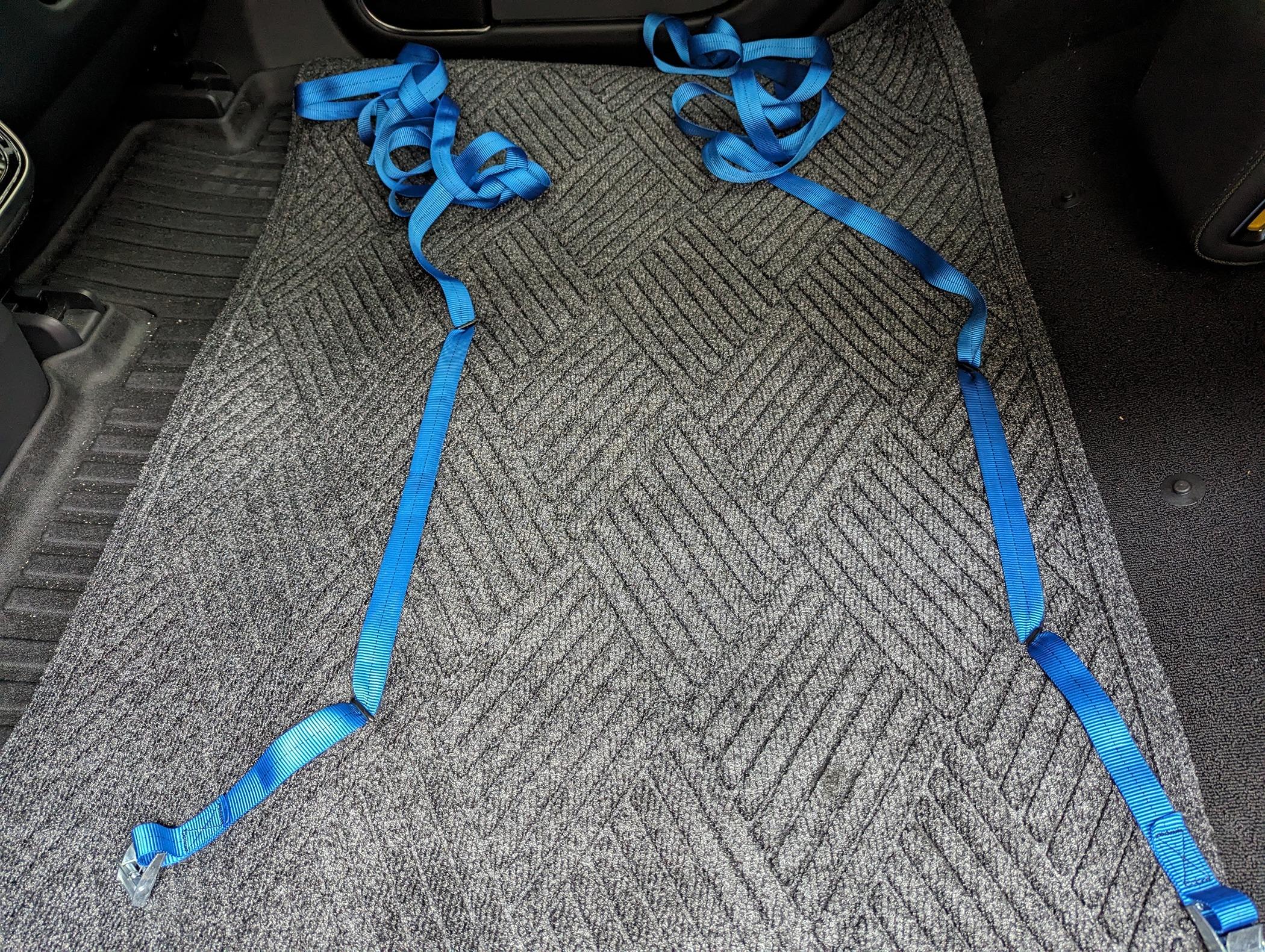 Rivian R1T R1S R1S middle row seat removal easier than expected and wow what a difference. image