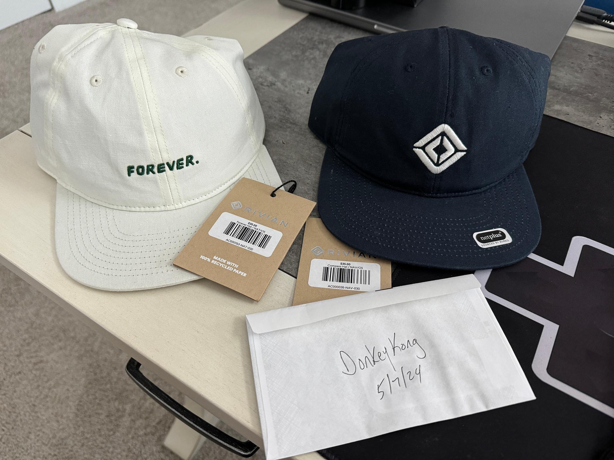 Rivian R1T R1S (2) Rivian Hats - New w/Tags IMG_5924.JPG