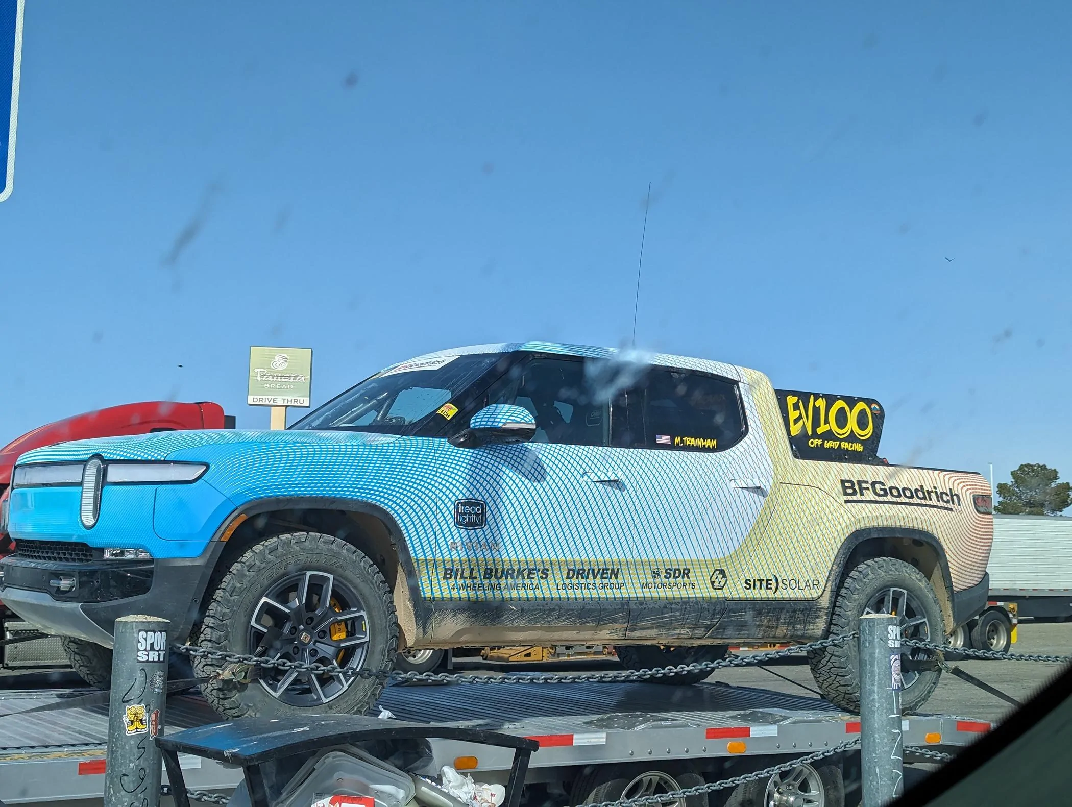 Rivian R1T R1S Rivian R1T is first EV to cross the finish line of The Mint 400, a wild off-road race 1000008130