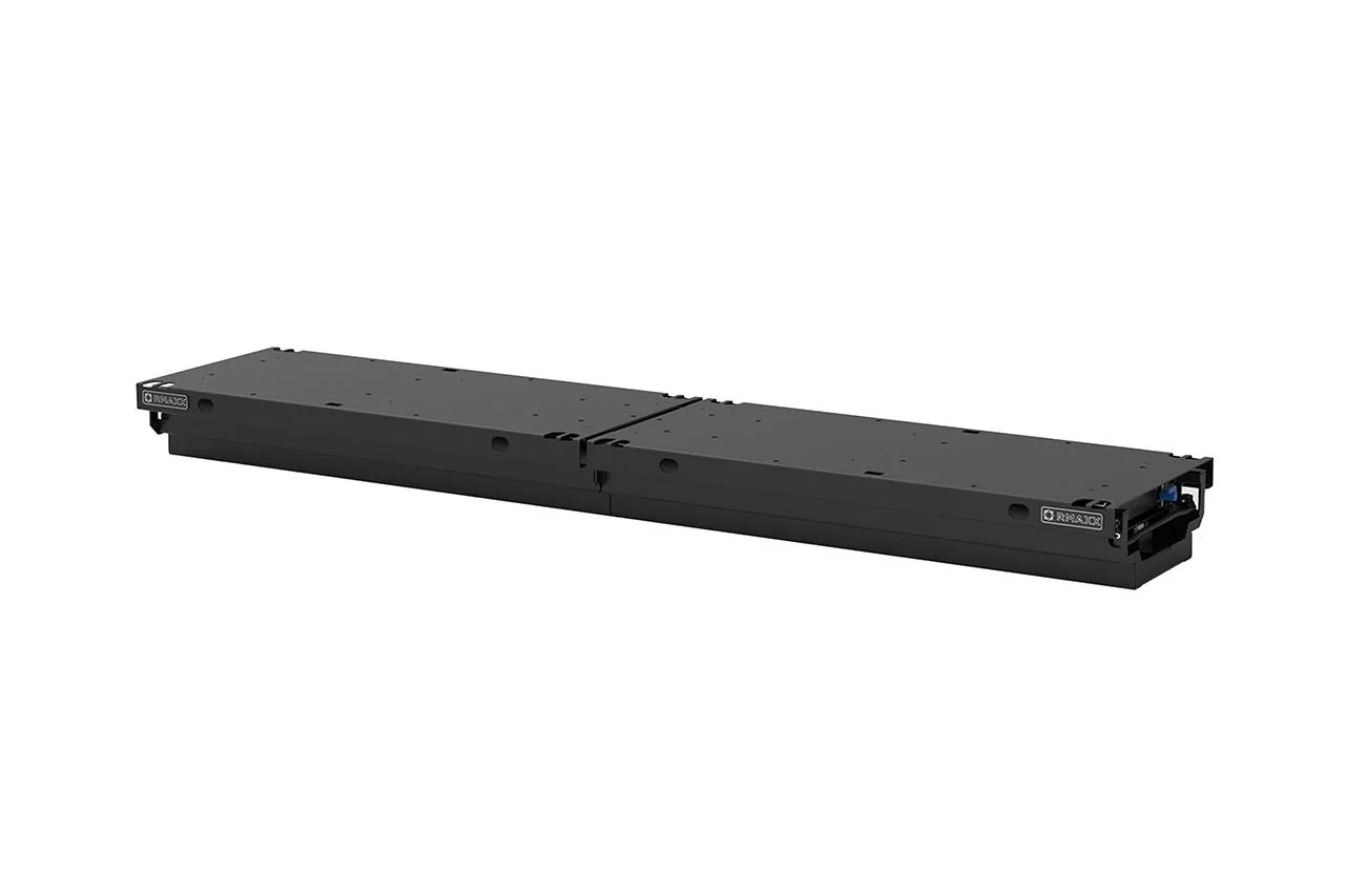 Rivian R1T R1S The Ultimate Rivian R1T RMAXX Gear Tunnel Slide-Out Modular Storage Management Sled System has Launched - EVSportline.com Rivian-R1T-Gear-Tunnel-Sled-Storage-Bins-2
