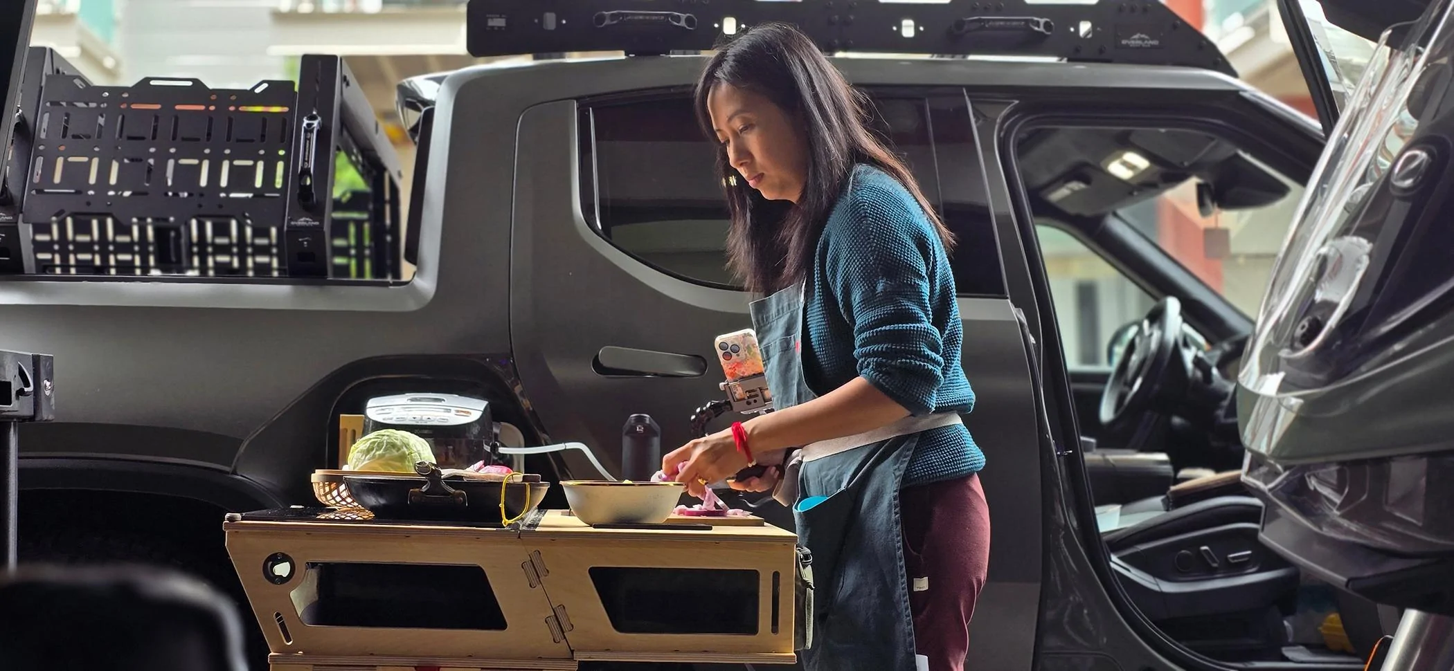 Rivian R1T R1S How did we do? R1T fully loaded from LA to Seattle. 1000010154