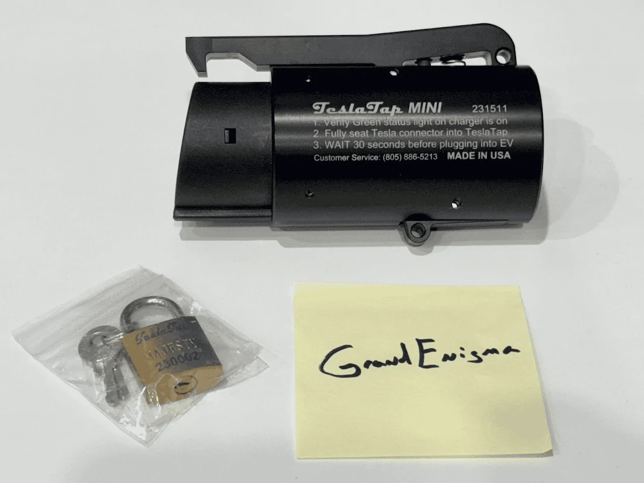 Rivian R1T R1S FS: TeslaTap Mini 80A + Padlock 1715375106619-n