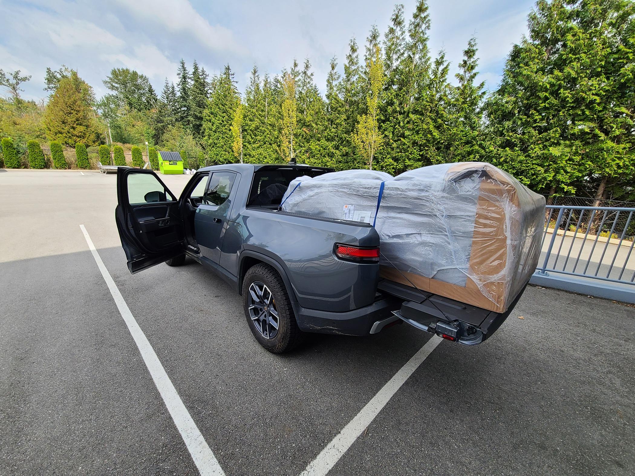 Rivian R1T R1S What Are You Hauling (or Hauled) in your Rivian? 🦾 20230831_142343