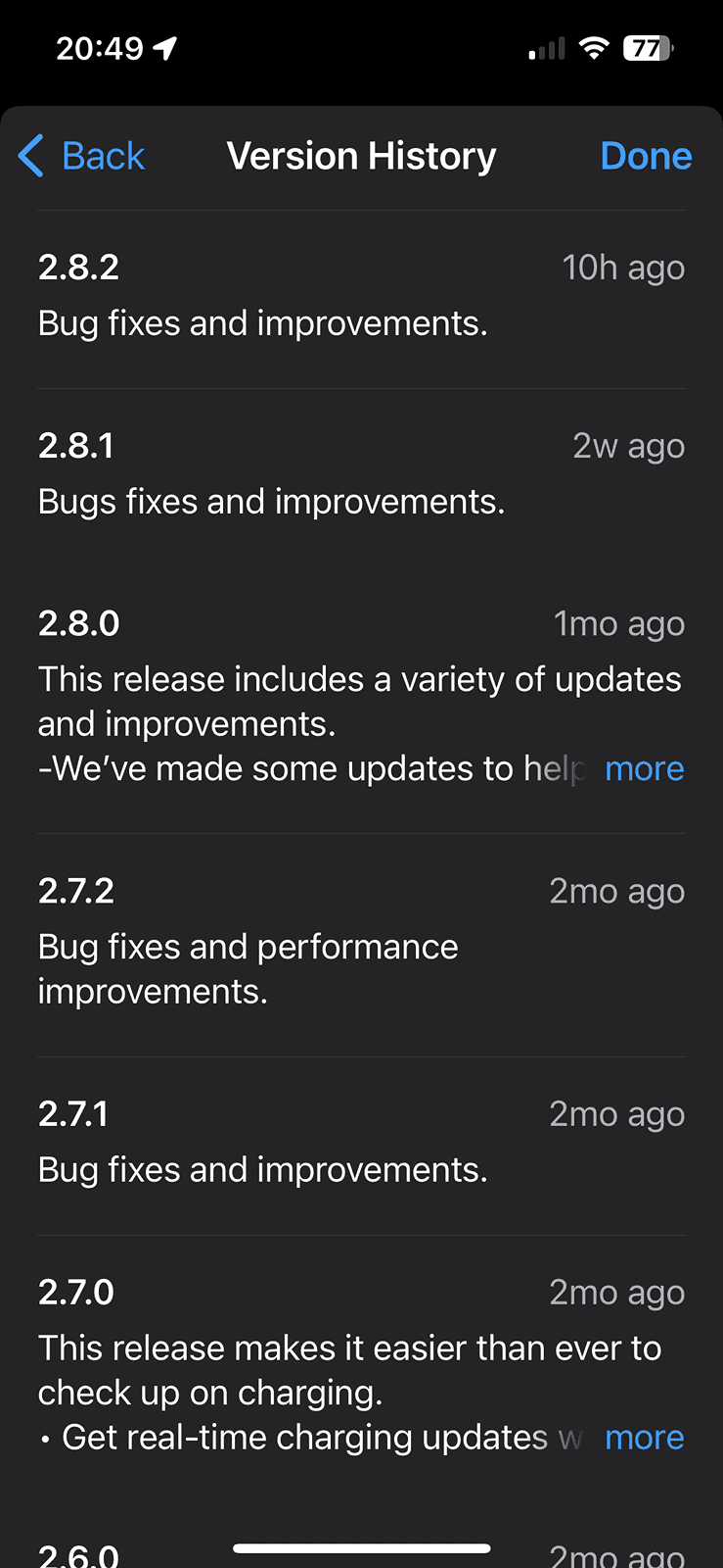 Rivian R1T R1S iOS App Version 2.8.2 IMG_2383