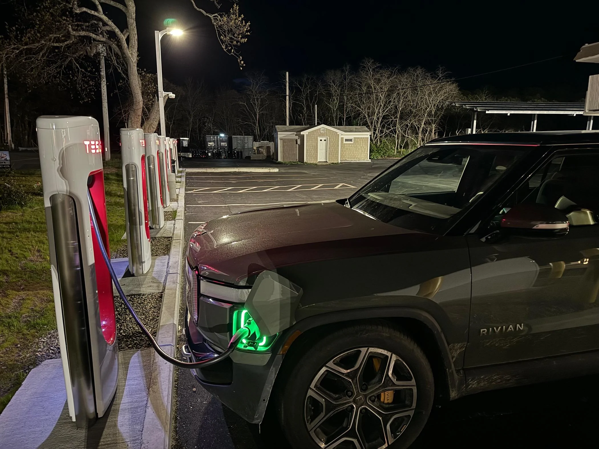 Rivian R1T R1S First experience with Lectron Supercharger adapter 1715652035115-e2