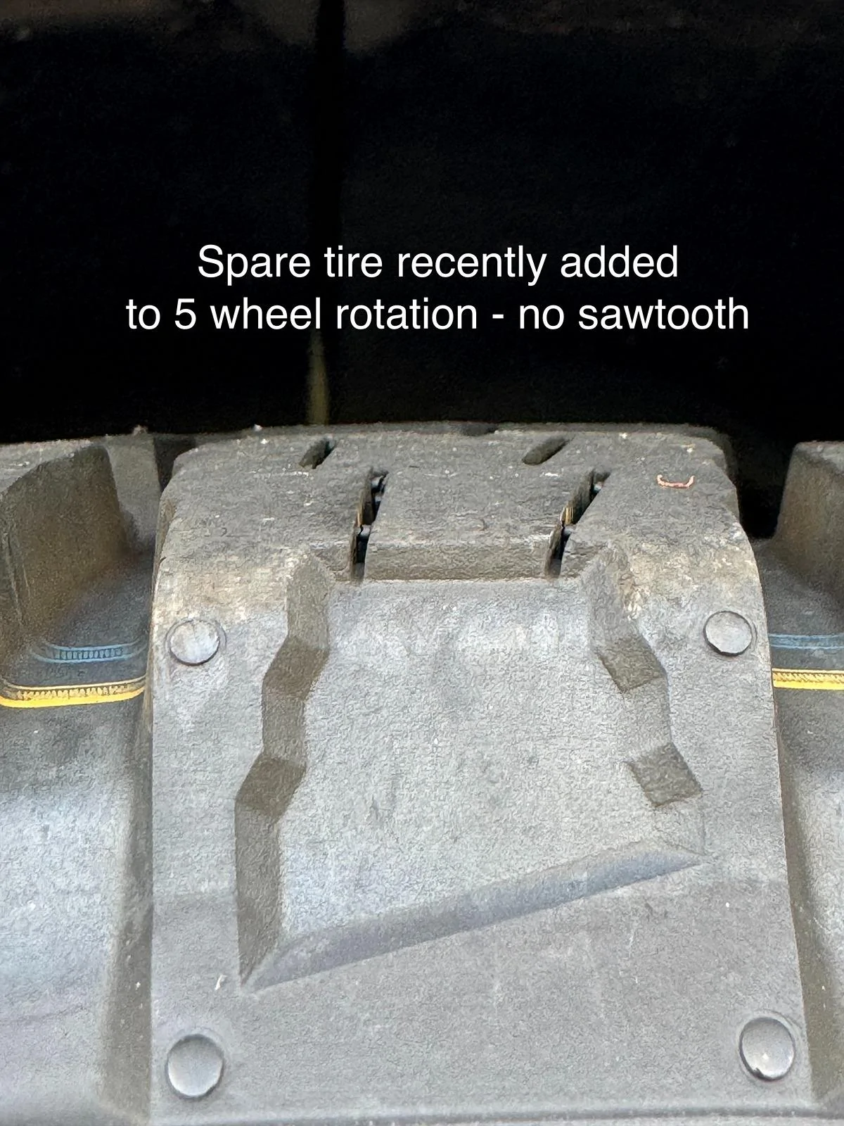 Sharptooth Rims Sawtooth wear on Pirelli Scorpion All Terrain Plus | Rivian Forums ...