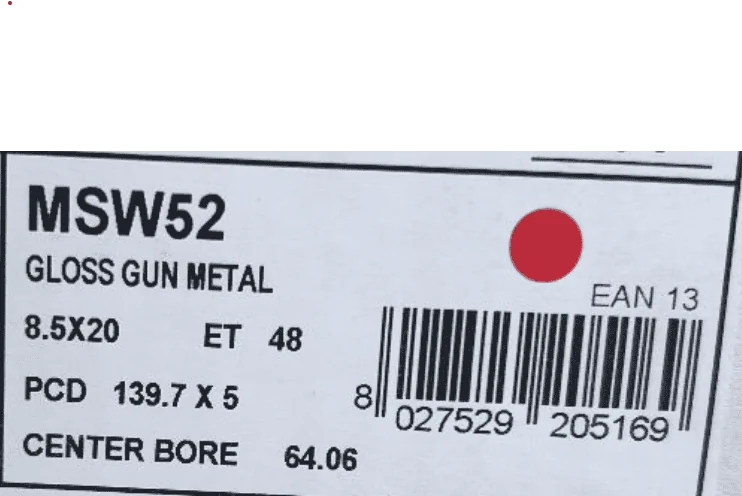 Rivian R1T R1S Warning about MSW Type 52 wheel bore size msw52