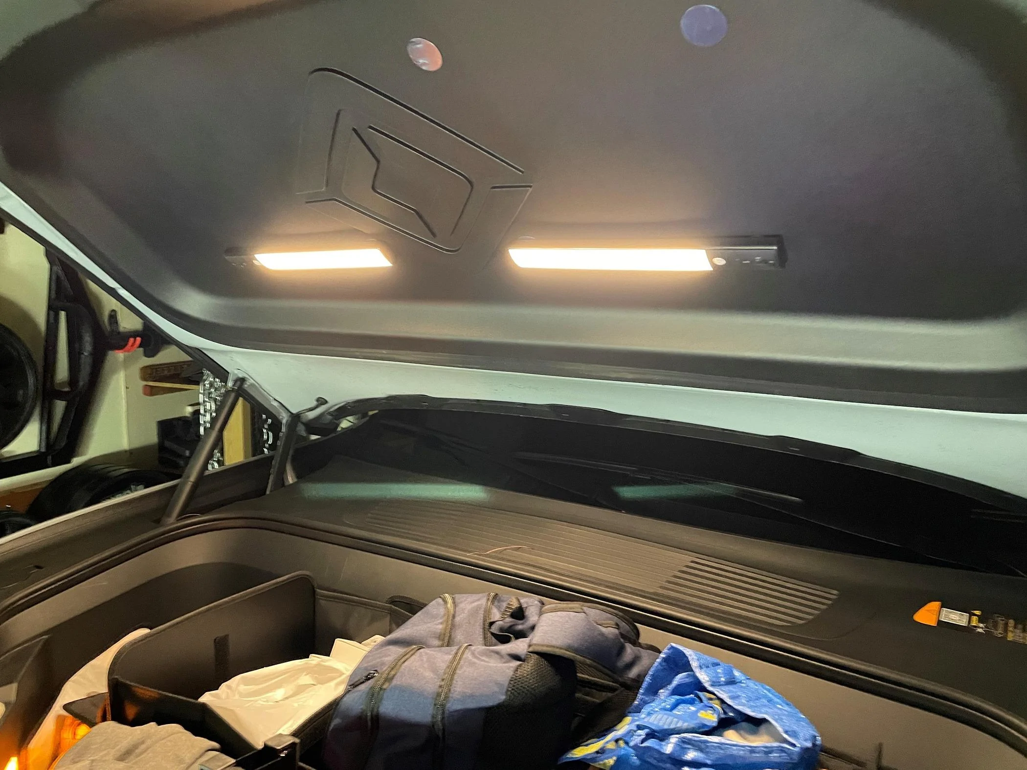Rivian R1T R1S Simple Frunk / Front Trunk Lighting Solution trunk light