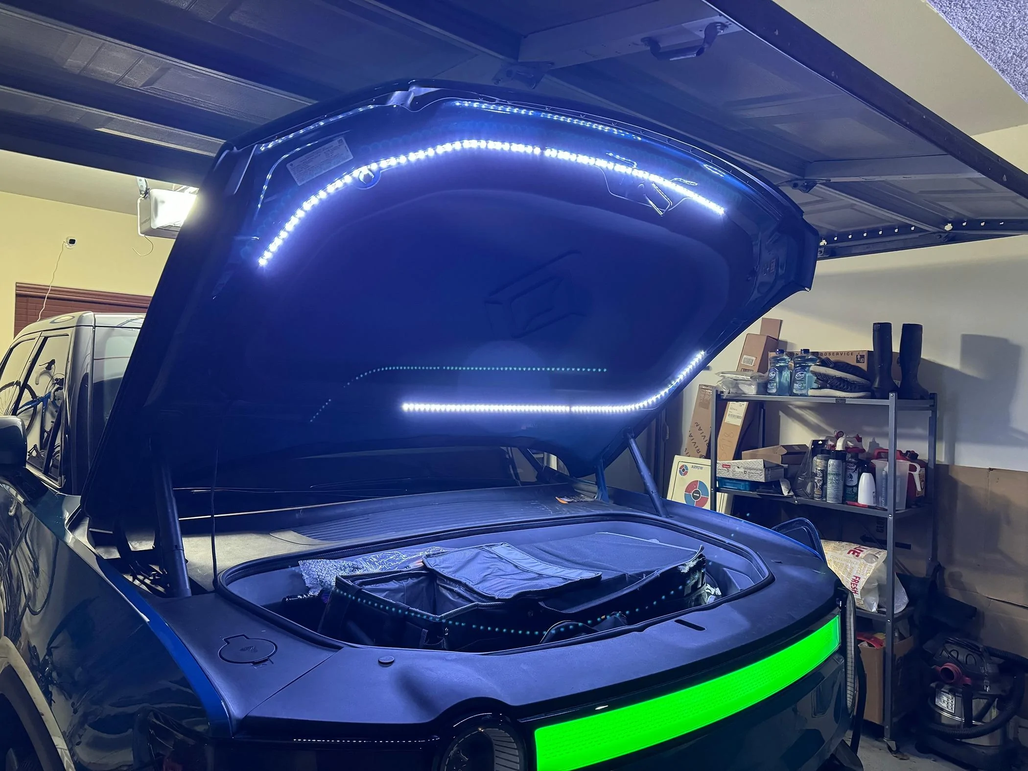 Rivian R1T R1S Simple Frunk / Front Trunk Lighting Solution IMG_4648