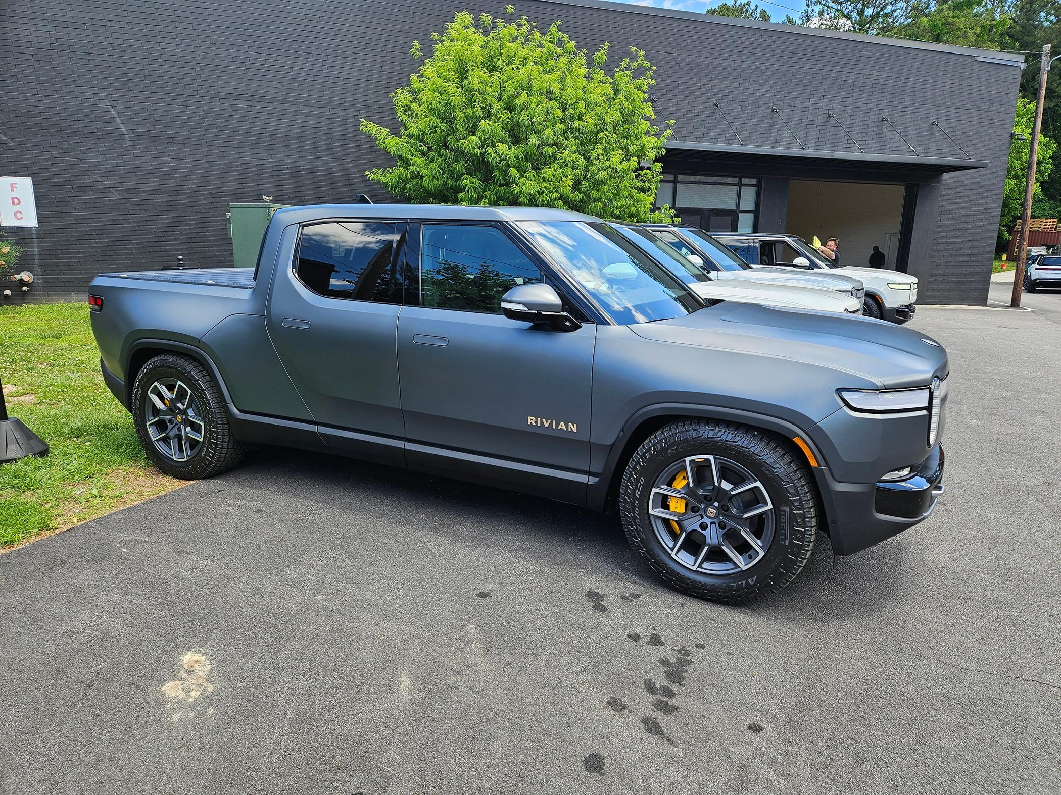 Rivian R1T R1S Free factory XPEL stealth wrap El Cap R1T delivered! 20240511_131102