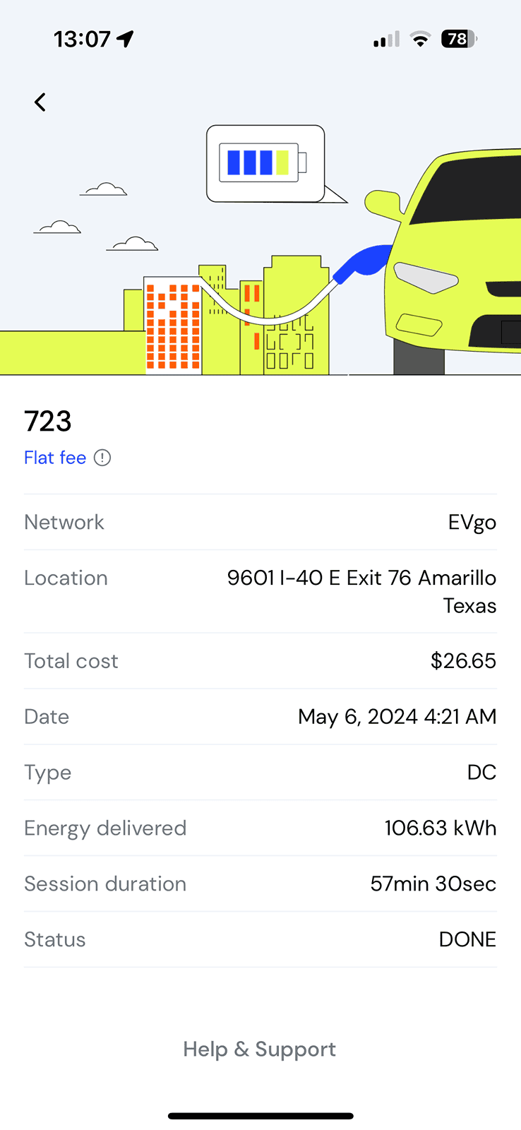 Rivian R1T R1S BEWARE - EVGo at Pilot Flying J - ripoff pricing IMG_5875