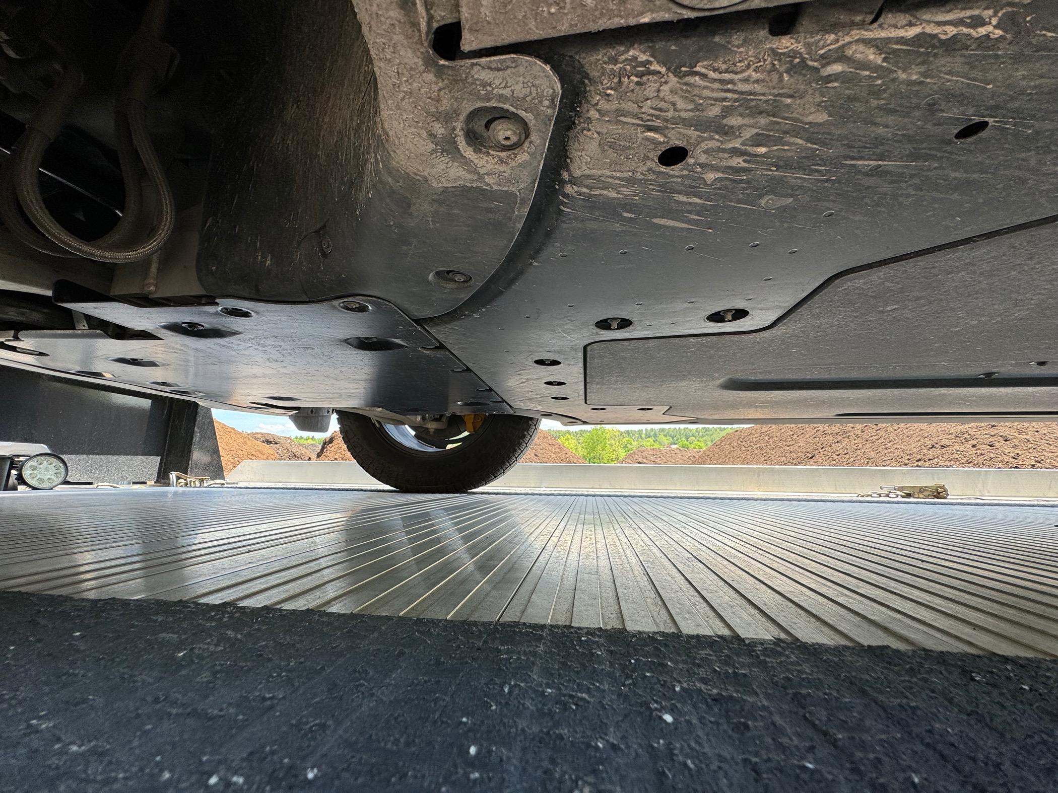 Rivian R1T R1S Reinforced Underbody Shield removed & myth dispelled (not integral to pack structure) IMG_1303