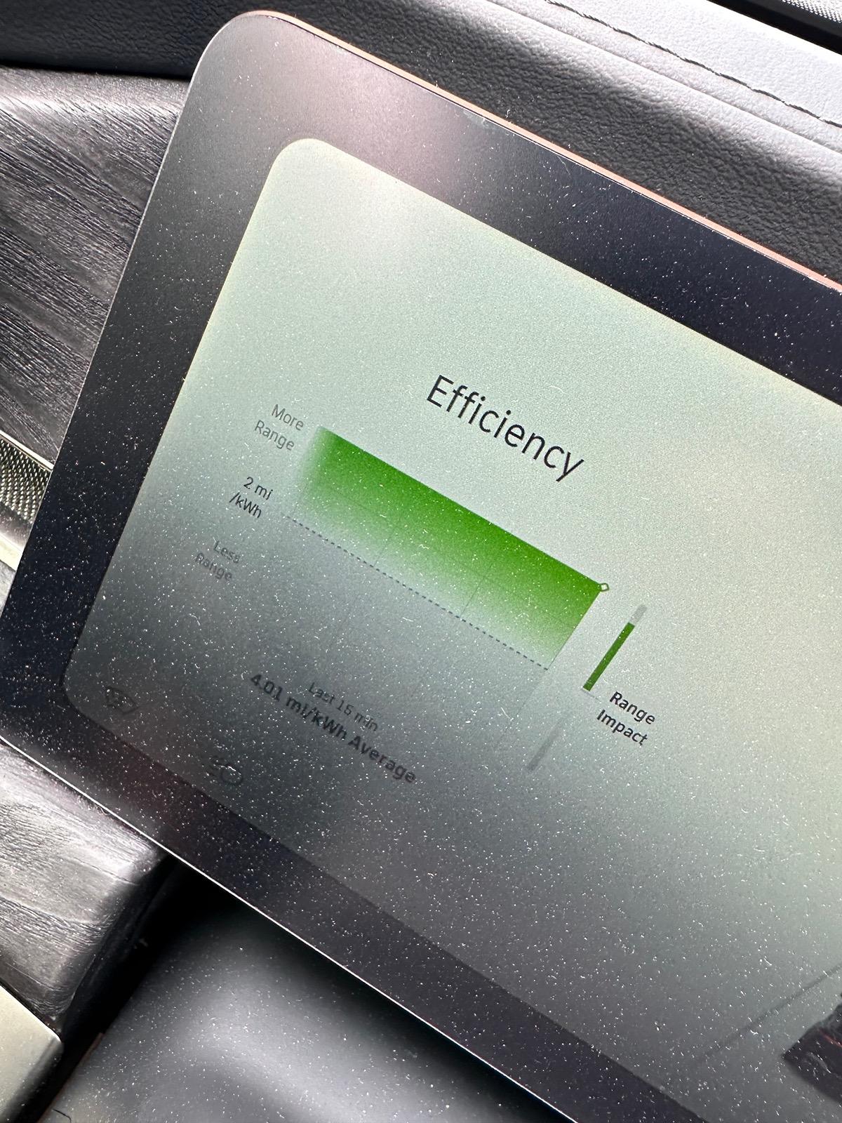 Rivian R1T R1S Share your efficiency IMG_3629