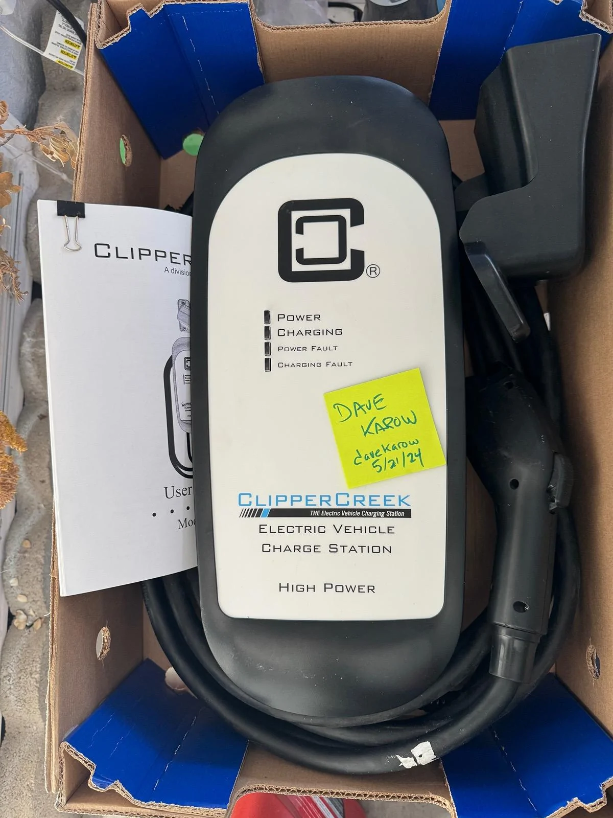Rivian R1T R1S Clipper Creek HCS-40 level 2 charger good condition IMG_2281