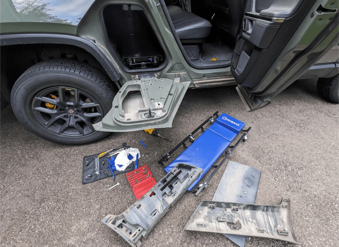 Rivian R1T R1S Help with EV Sportline Sled Install 1000010639