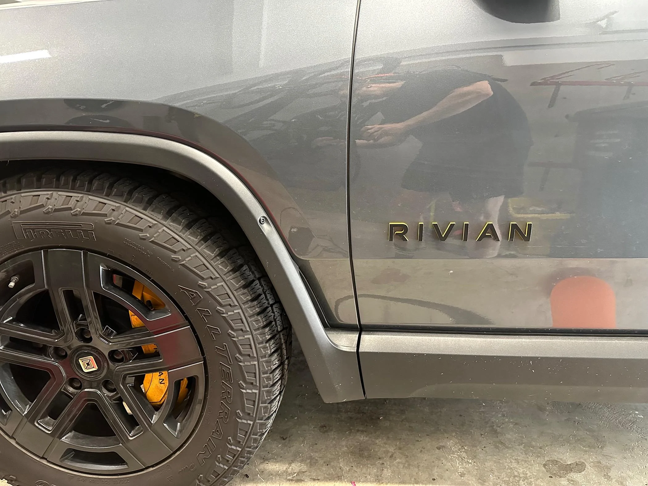 Rivian R1T R1S Black Emblems from Abstract Ocean IMG_3650