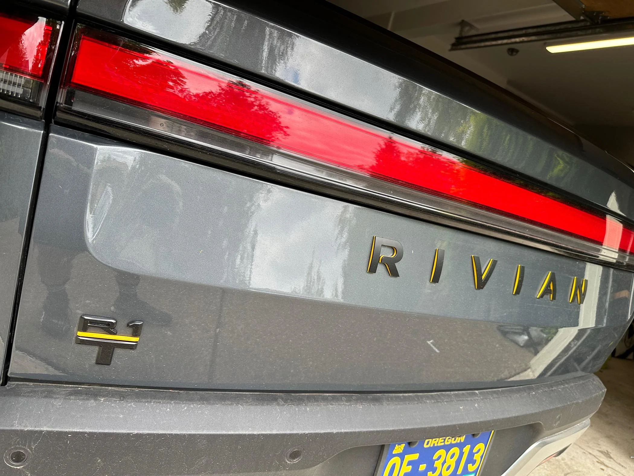 Rivian R1T R1S Black Emblems from Abstract Ocean IMG_3649