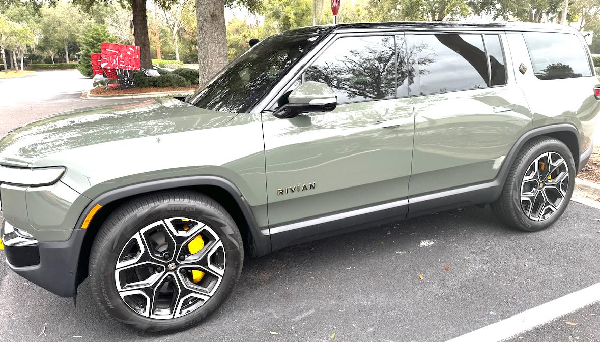 Rivian R1T R1S Black Emblems from Abstract Ocean IMG_5860