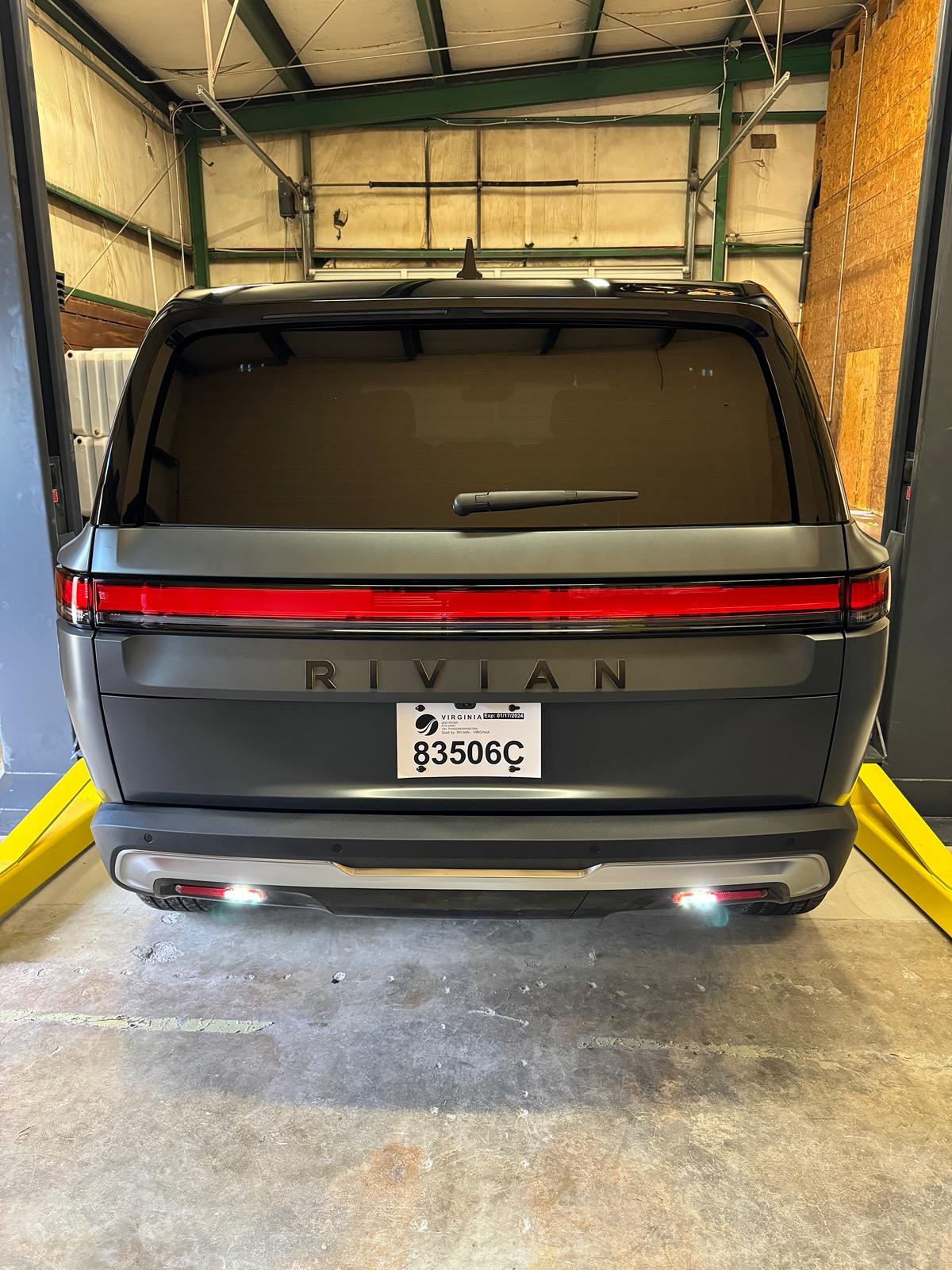 Rivian R1T R1S Black Emblems from Abstract Ocean IMG_6759