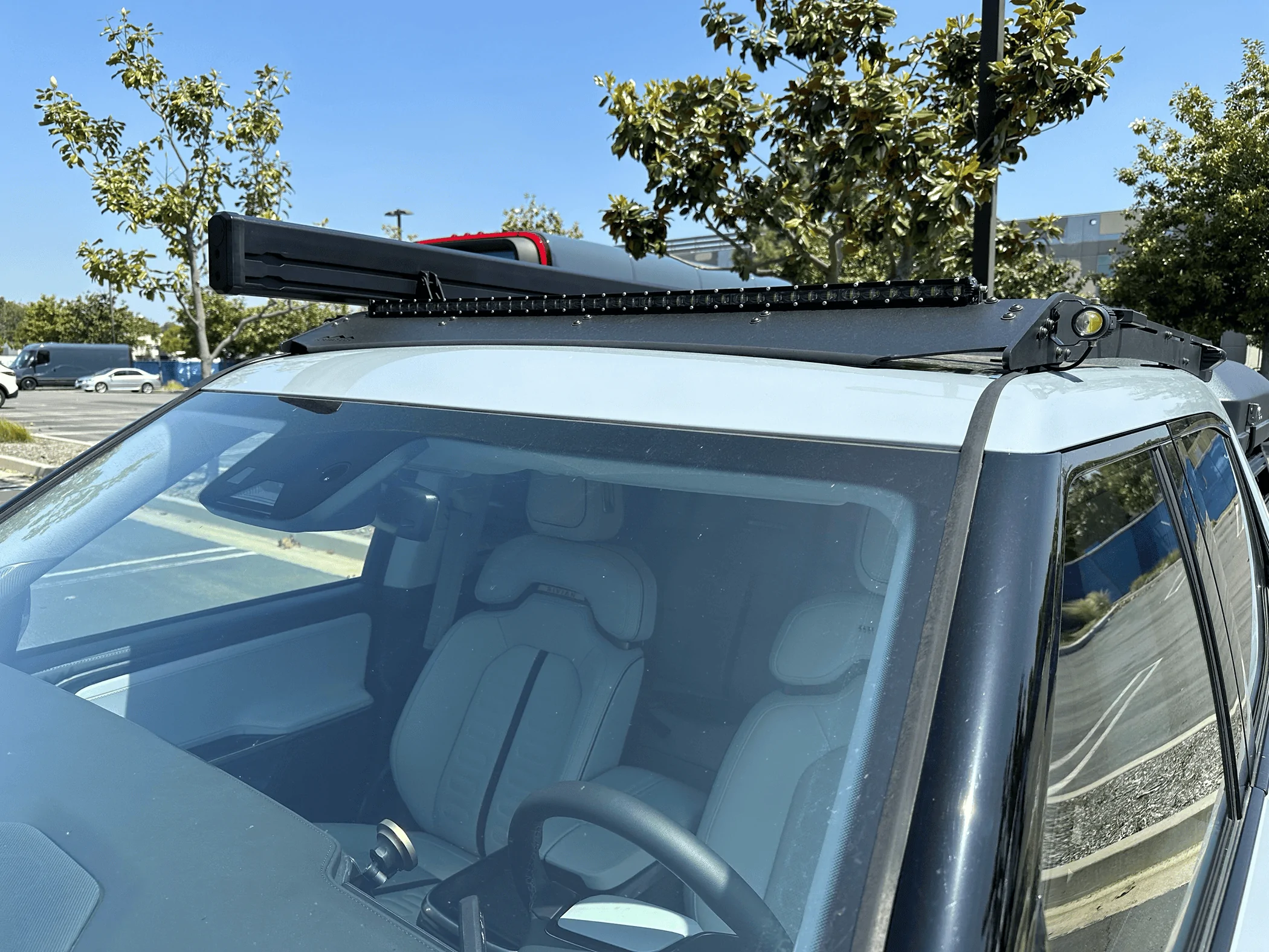 Rivian R1T R1S Cool MOLLE panels for center console by @electrified_overland IMG_6152
