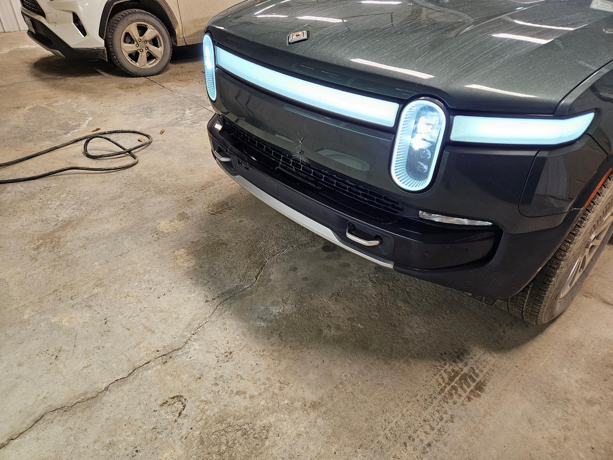 Rivian R1T R1S Deer hit the front end... repair cost? 20240204_180924