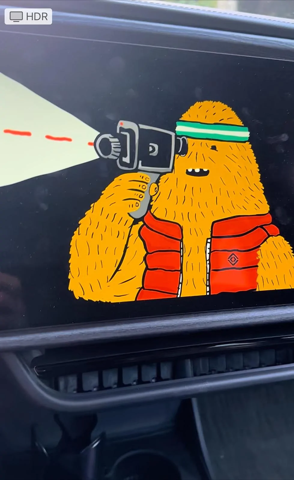 Rivian R1T R1S Security camera goes on while driving IMG_0744