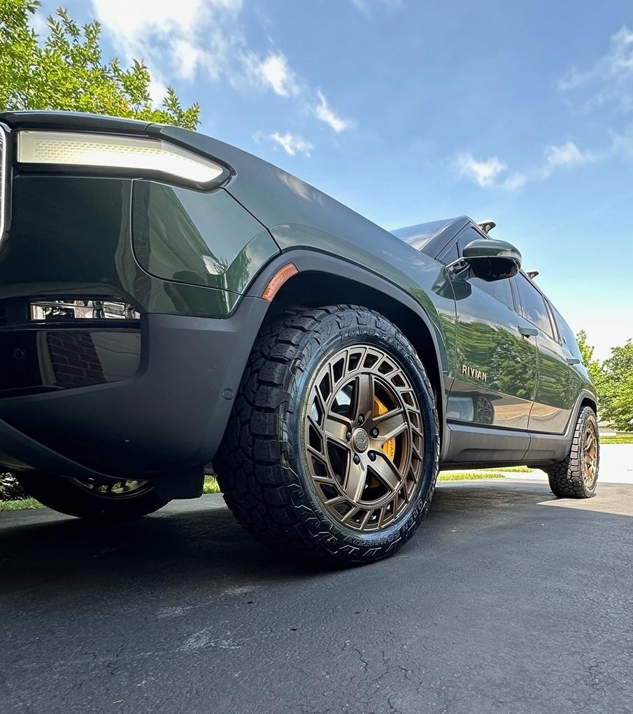 New rims and tires: 22