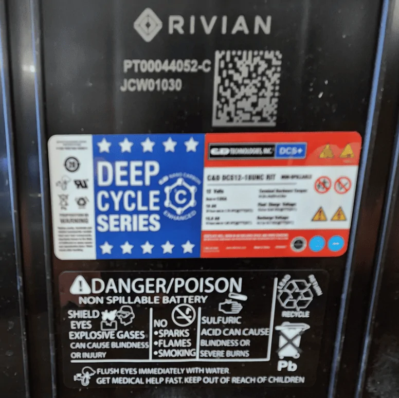 Rivian R1T R1S "Exit truck and stay away..."  DCFC battery alert 1716831347814-ov