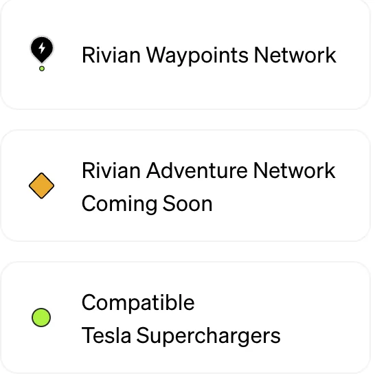 Rivian R1T R1S Navigation map question: yellow icon = potential RAN sites? Screenshot 2024-05-26 at 9.03.05 PM