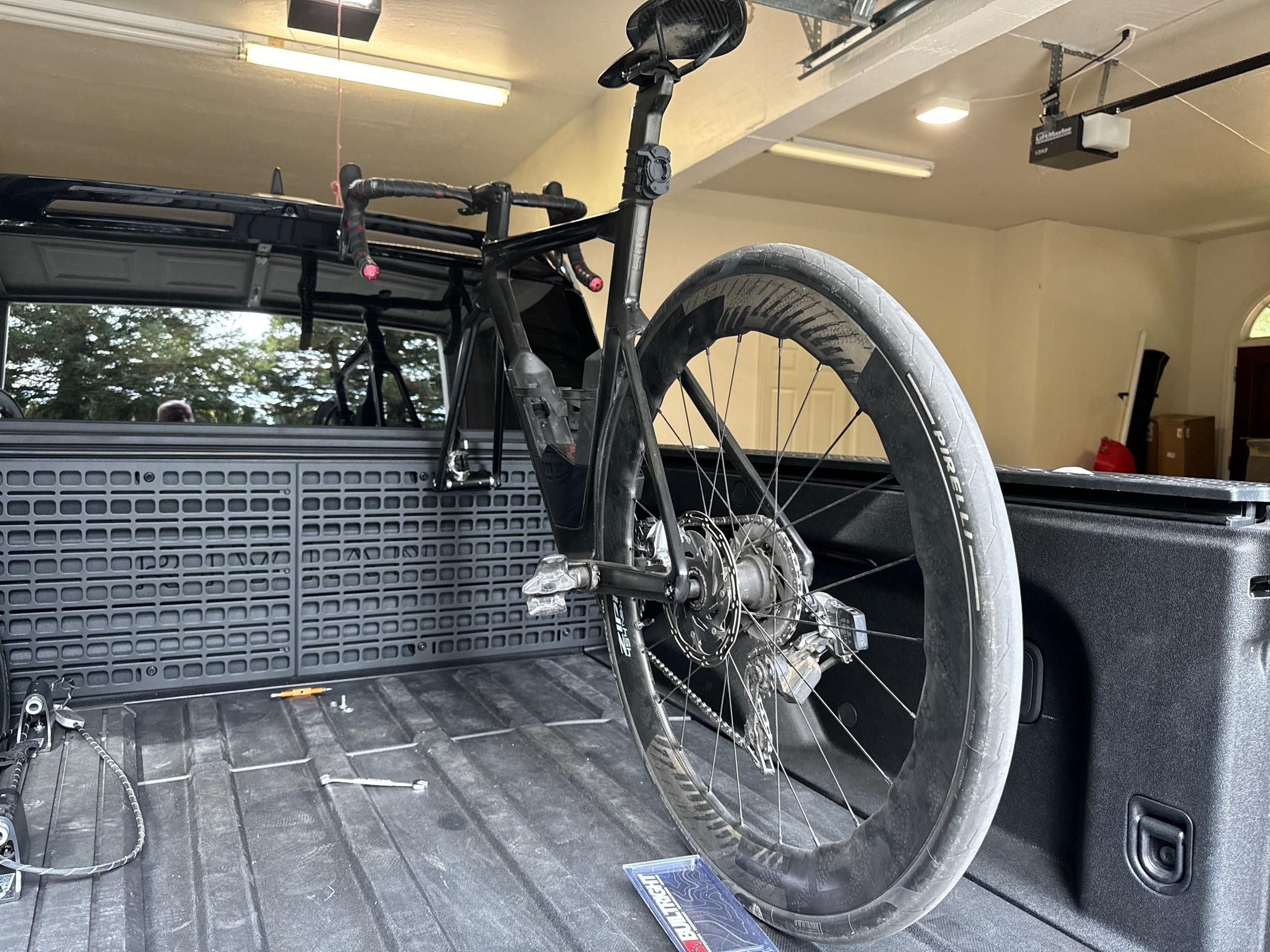 Rivian R1T R1S Recommendation needed: bike rack/mount compatible with Rivian crossbars IMG_0032